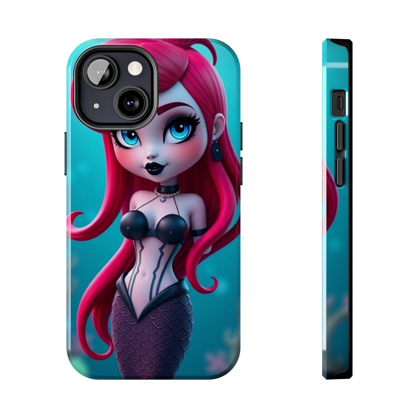 Goth Alt Mermaid Impact-Resistant Phone Case