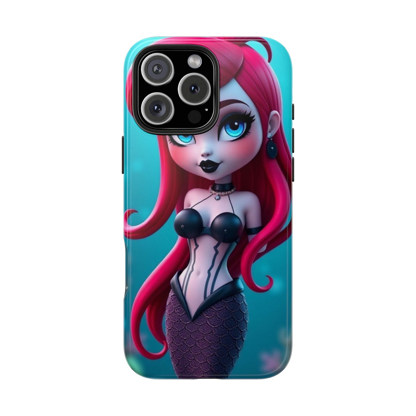 Goth Alt Mermaid Impact-Resistant Phone Case