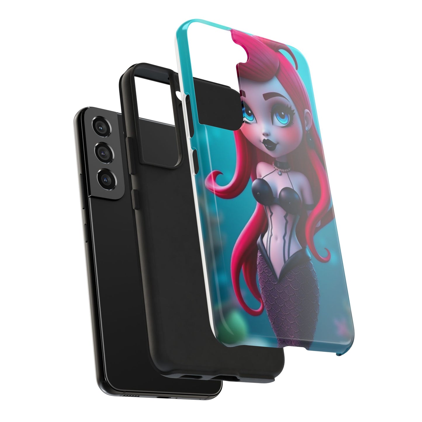 Goth Alt Mermaid Impact-Resistant Phone Case