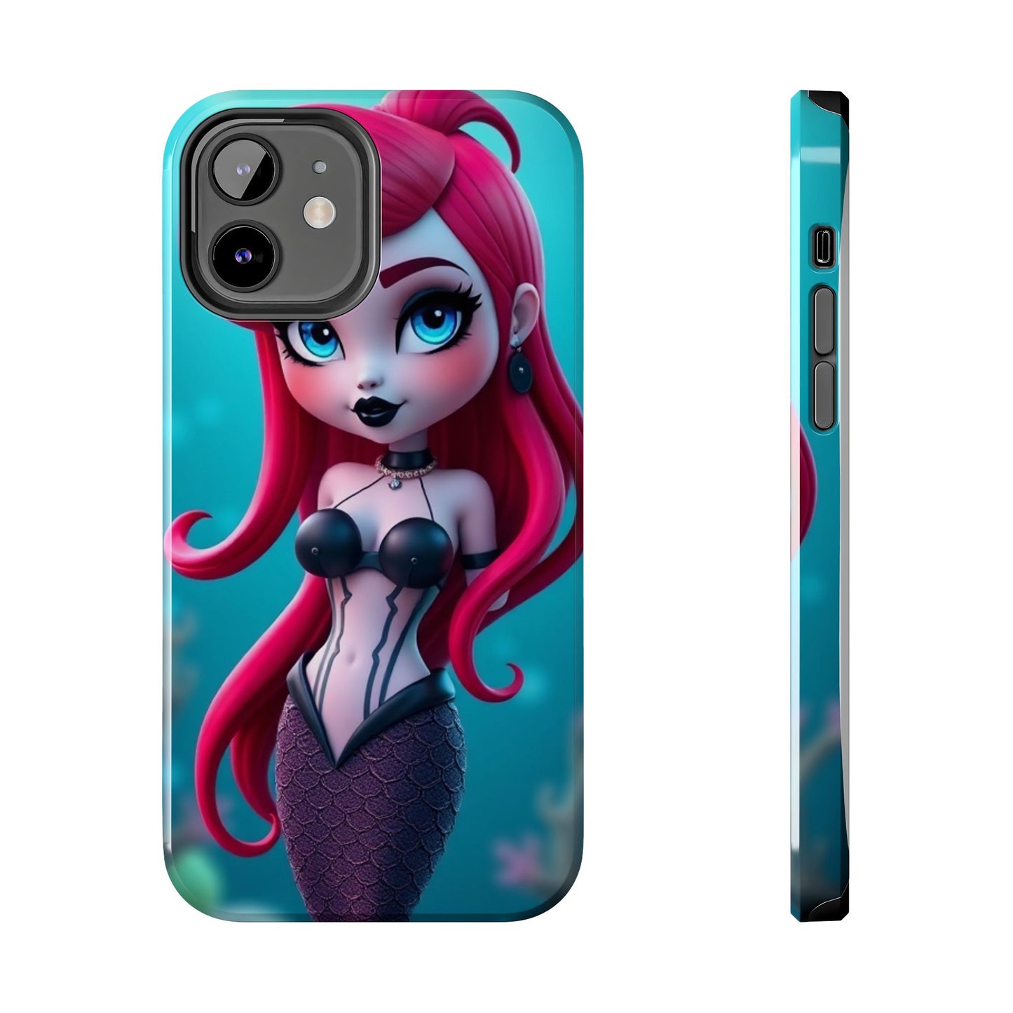 Goth Alt Mermaid Impact-Resistant Phone Case