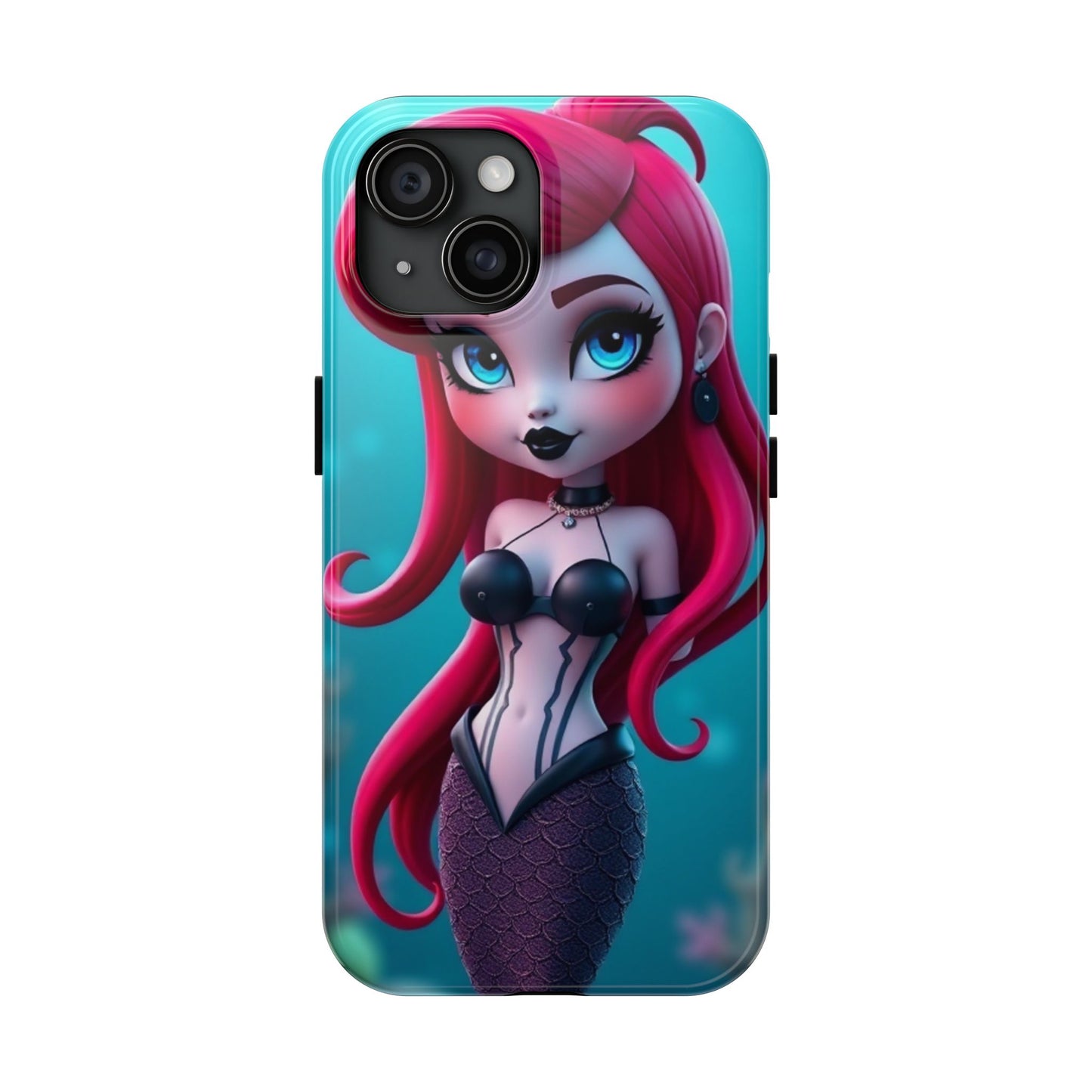 Goth Alt Mermaid Impact-Resistant Phone Case