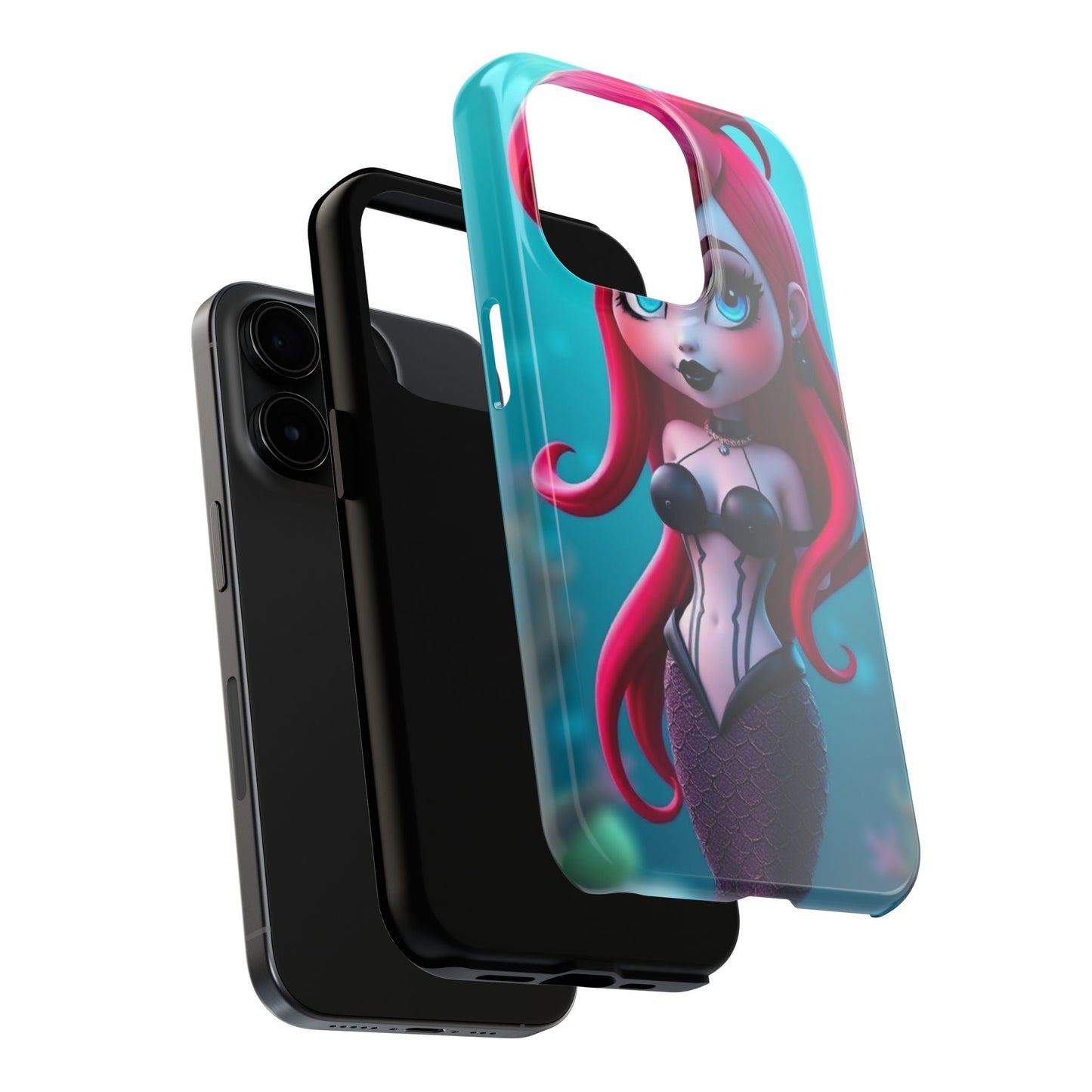 Goth Alt Mermaid Impact-Resistant Phone Case