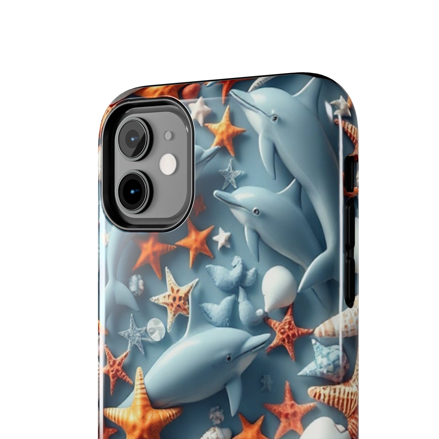 Dolphins Impact-Resistant Phone Case