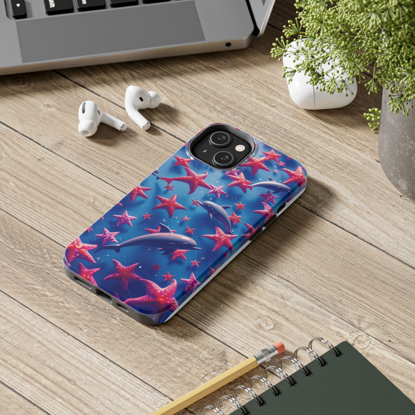 Dolphins Impact-Resistant Phone Case