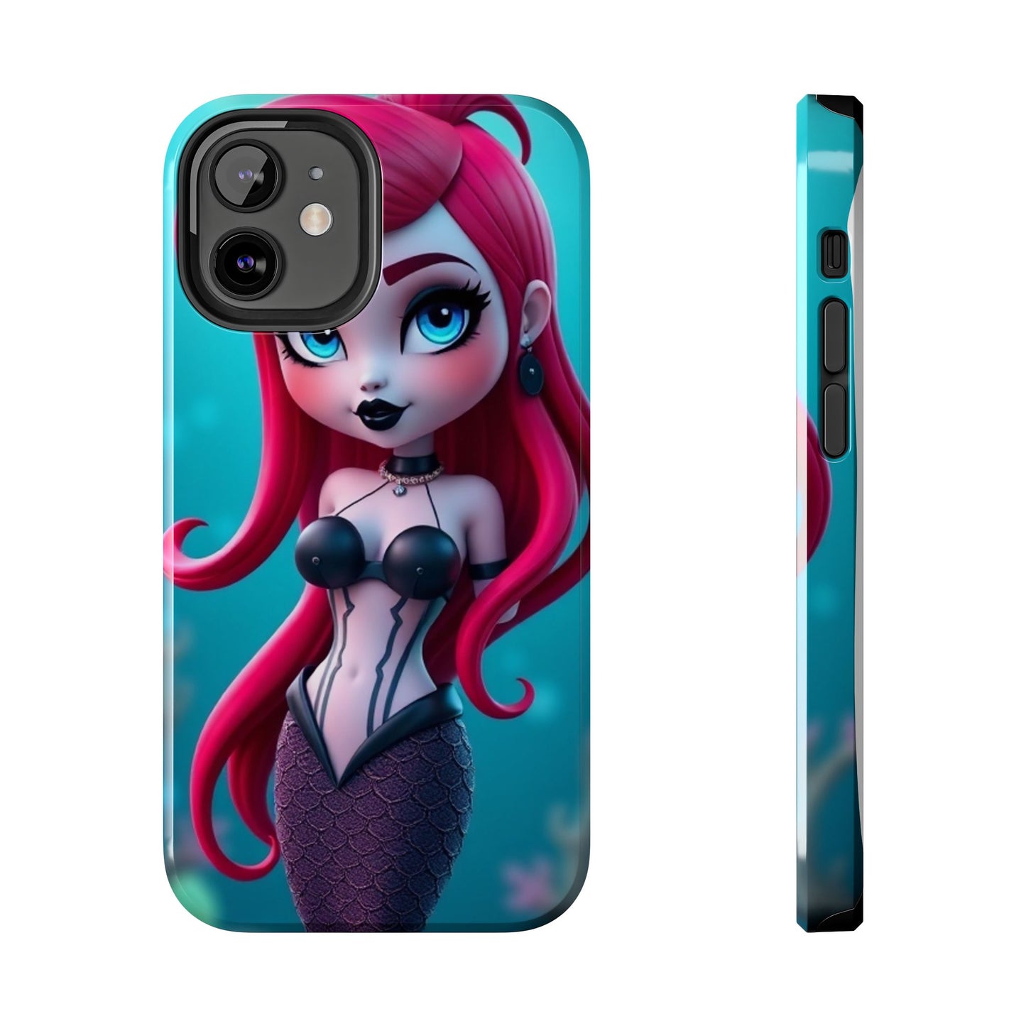 Goth Alt Mermaid Impact-Resistant Phone Case