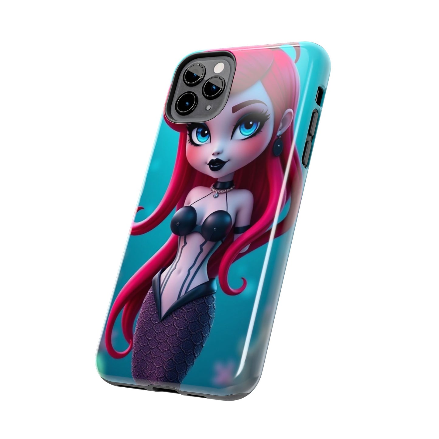 Goth Alt Mermaid Impact-Resistant Phone Case