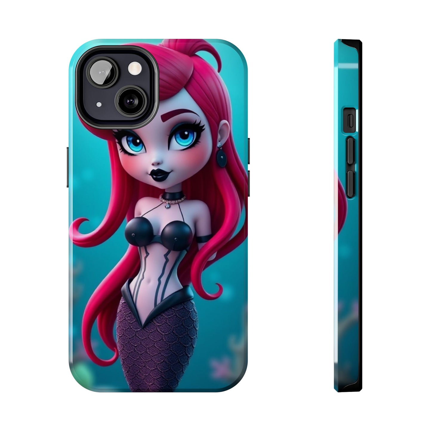 Goth Alt Mermaid Impact-Resistant Phone Case