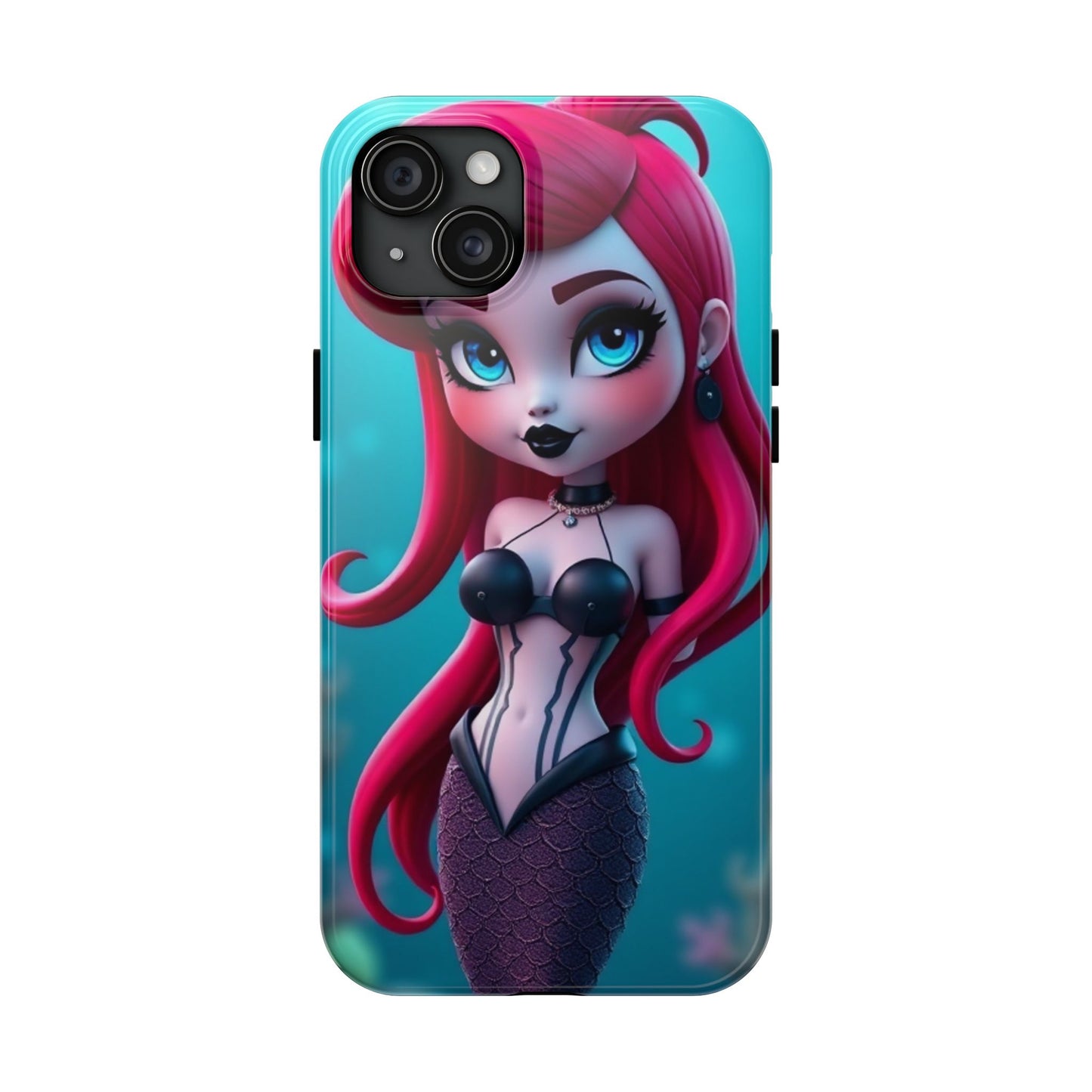 Goth Alt Mermaid Impact-Resistant Phone Case