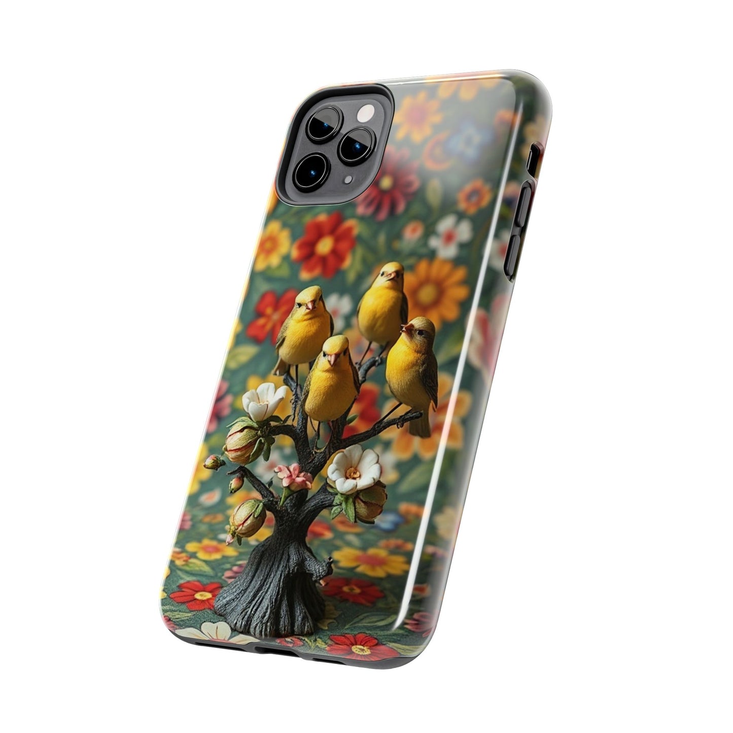 Birds Impact-Resistant Phone Case