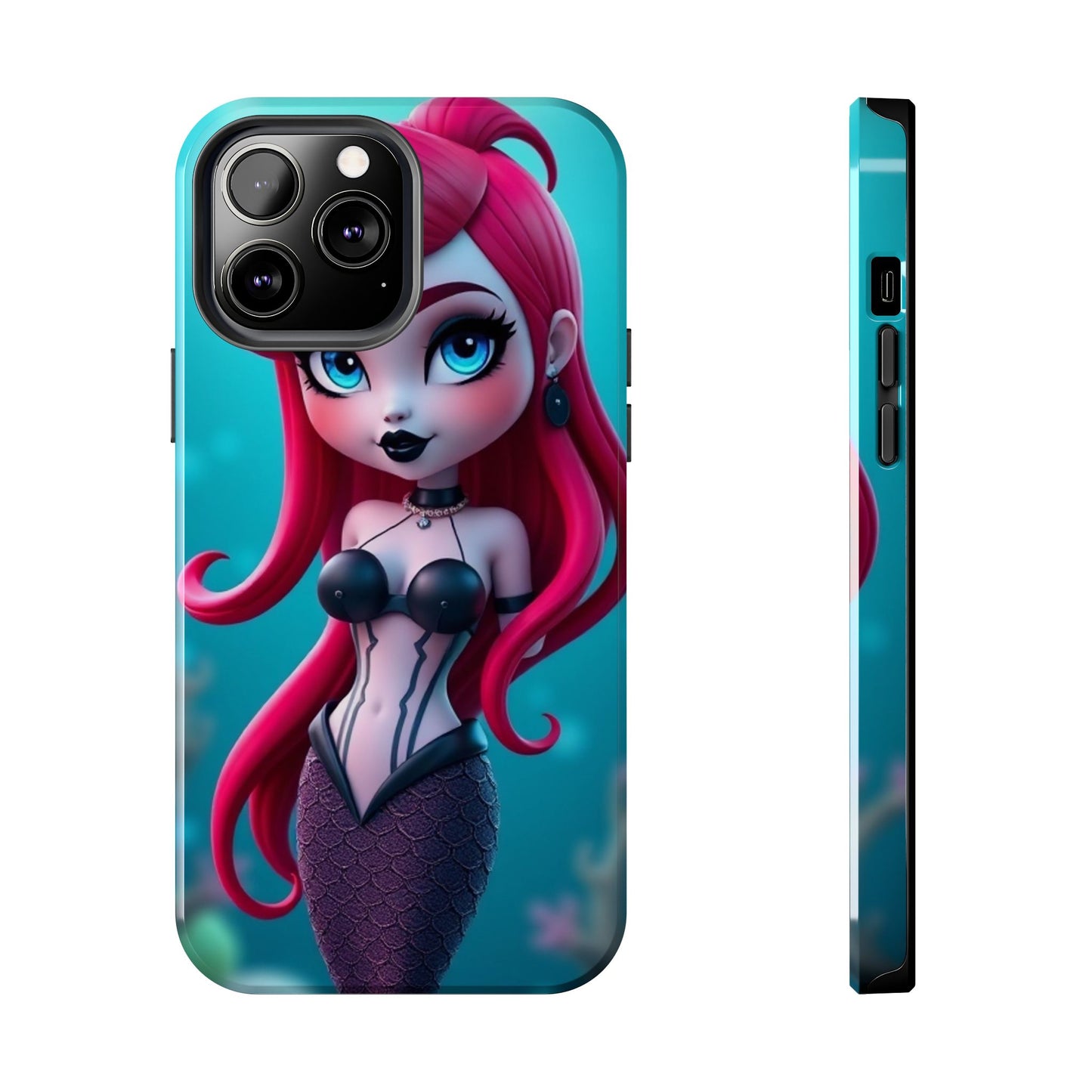 Goth Alt Mermaid Impact-Resistant Phone Case