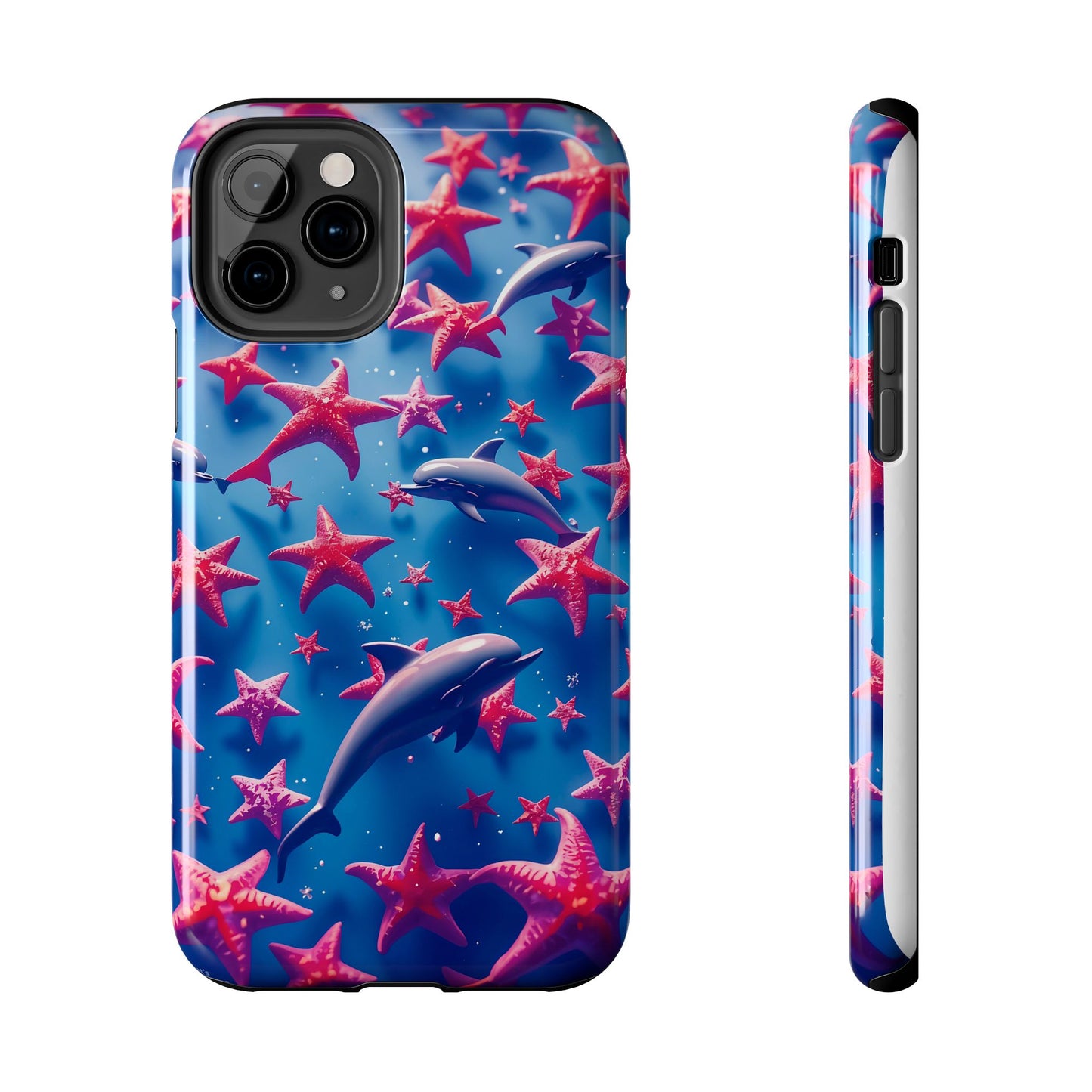 Dolphins Impact-Resistant Phone Case