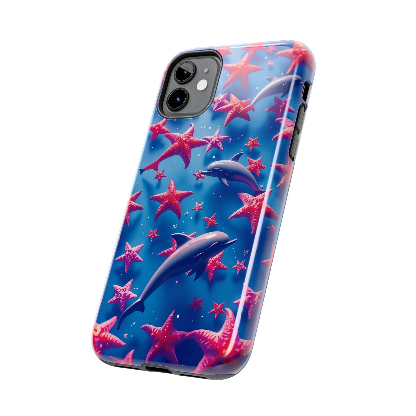 Dolphins Impact-Resistant Phone Case