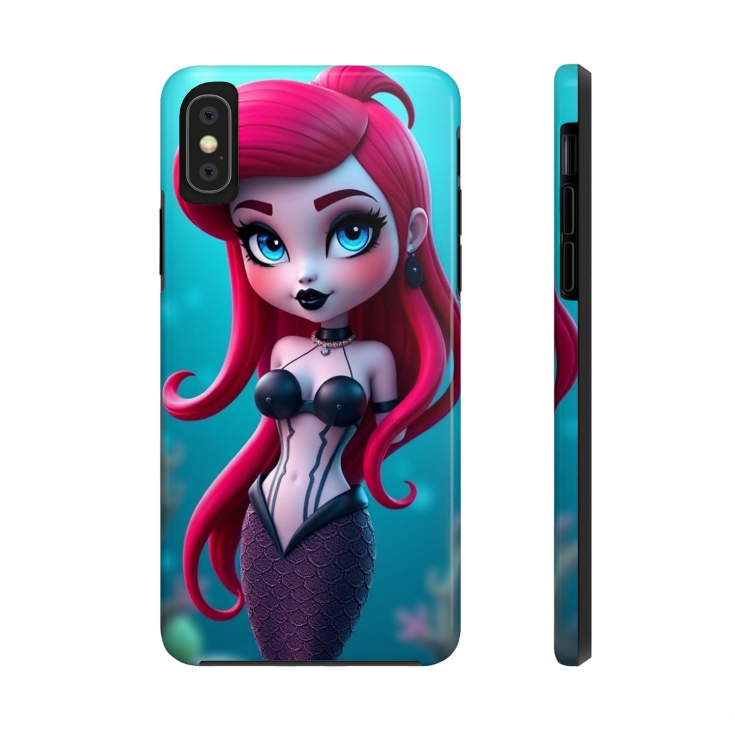 Goth Alt Mermaid Impact-Resistant Phone Case