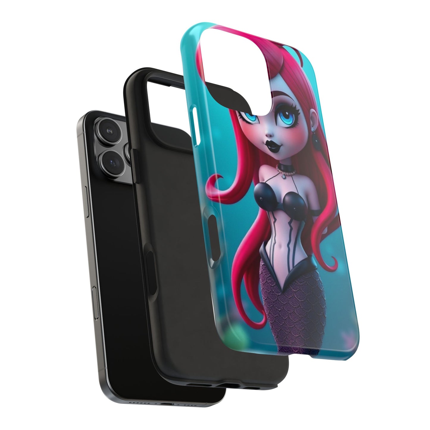 Goth Alt Mermaid Impact-Resistant Phone Case