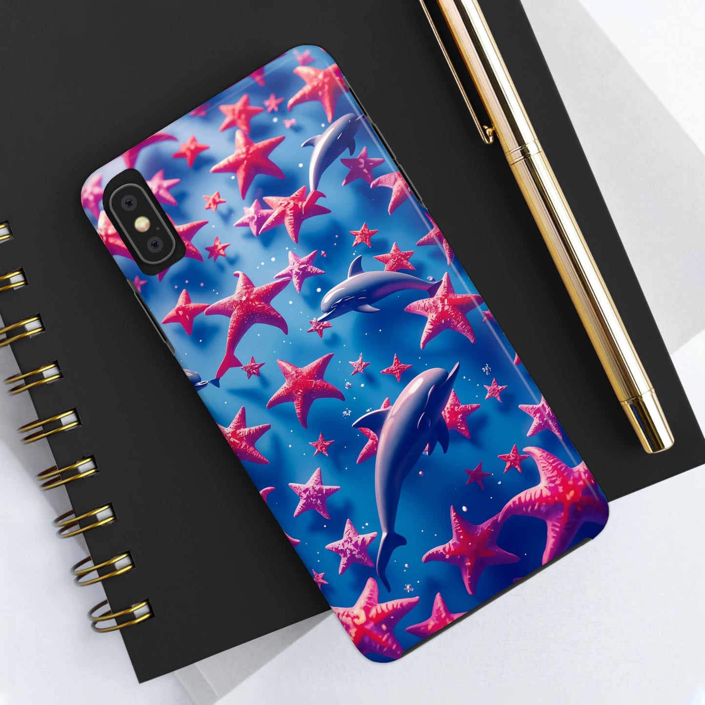 Dolphins Impact-Resistant Phone Case