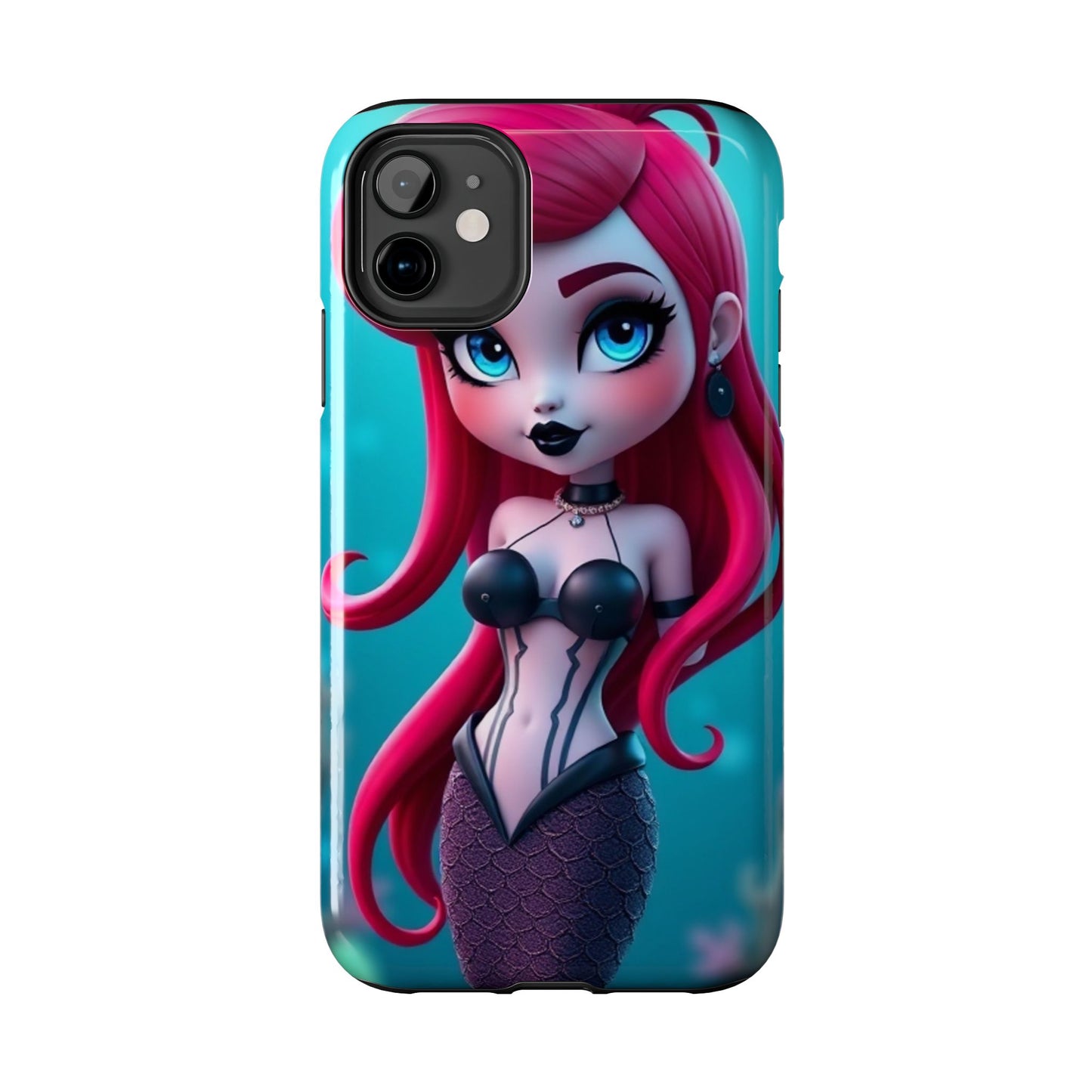 Goth Alt Mermaid Impact-Resistant Phone Case