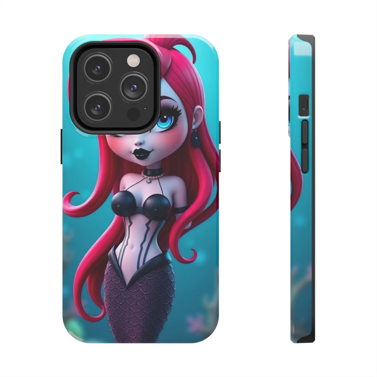 Goth Alt Mermaid Impact-Resistant Phone Case