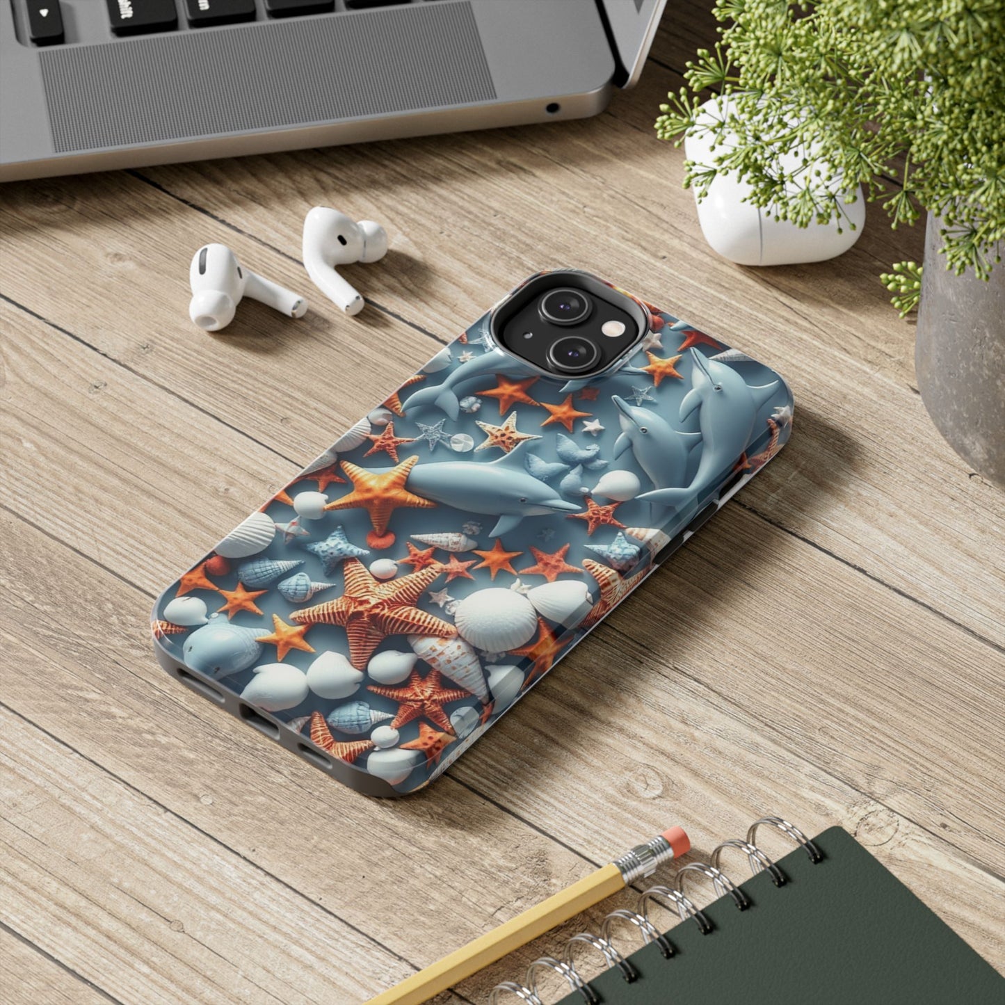 Dolphins Impact-Resistant Phone Case