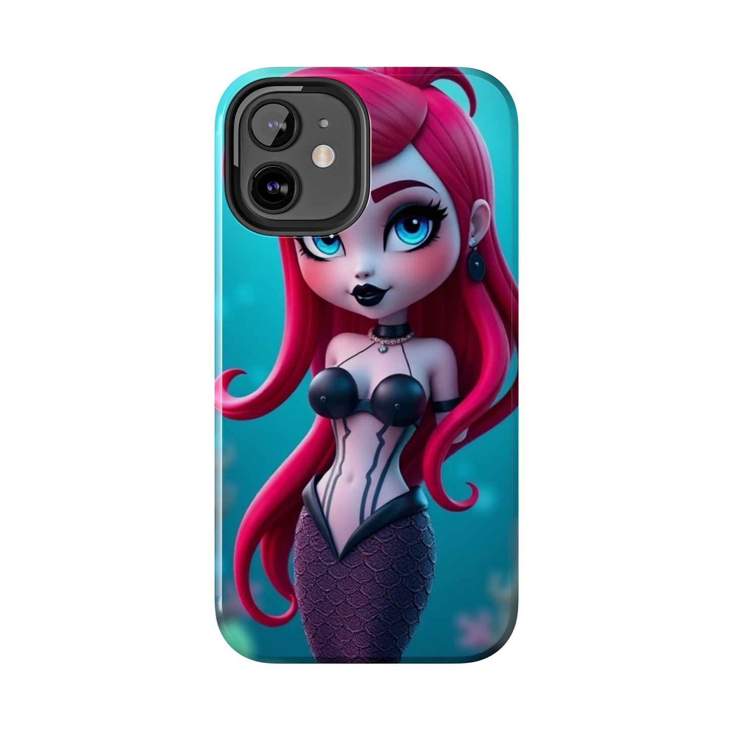 Goth Alt Mermaid Impact-Resistant Phone Case