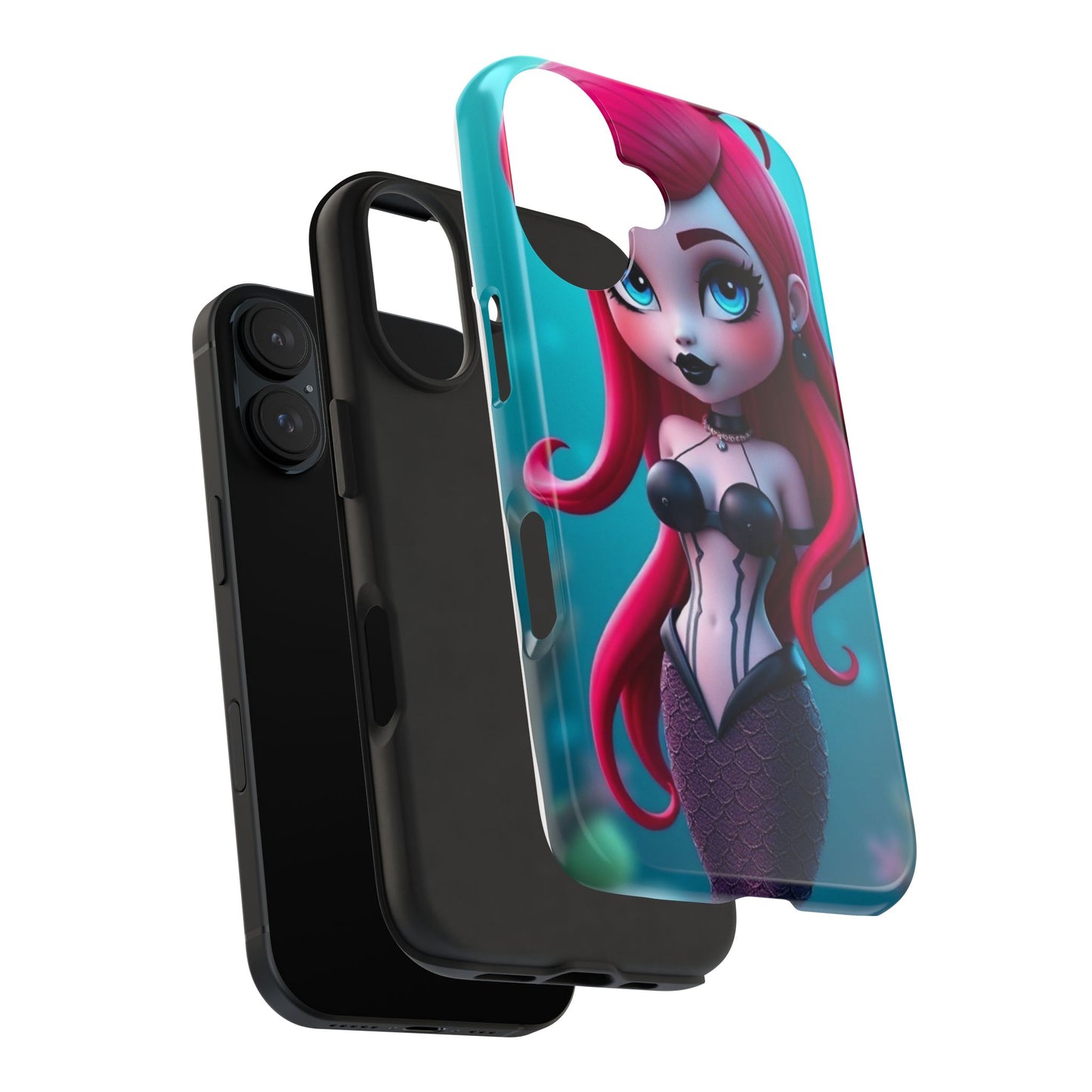 Goth Alt Mermaid Impact-Resistant Phone Case