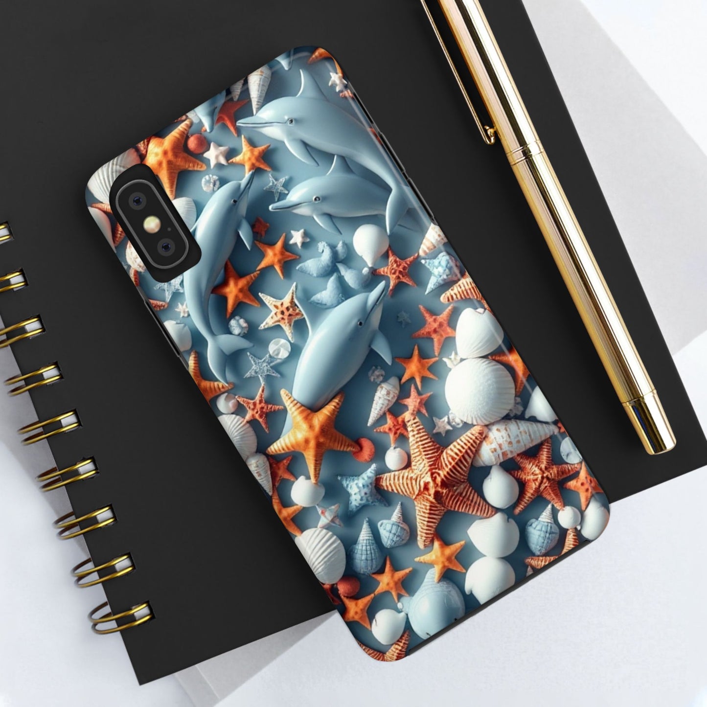 Dolphins Impact-Resistant Phone Case