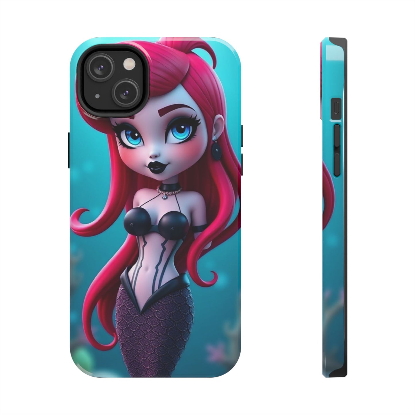 Goth Alt Mermaid Impact-Resistant Phone Case