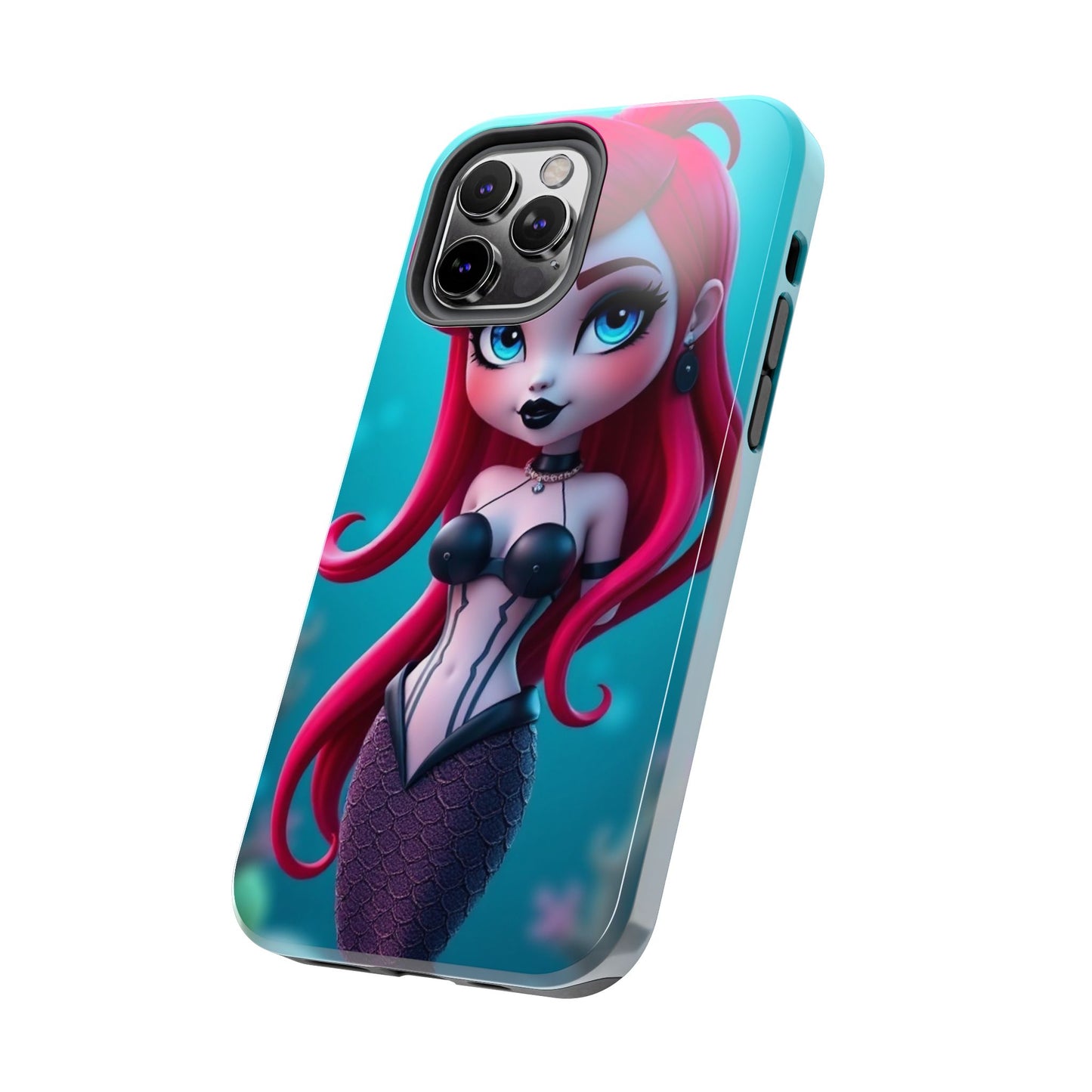 Goth Alt Mermaid Impact-Resistant Phone Case