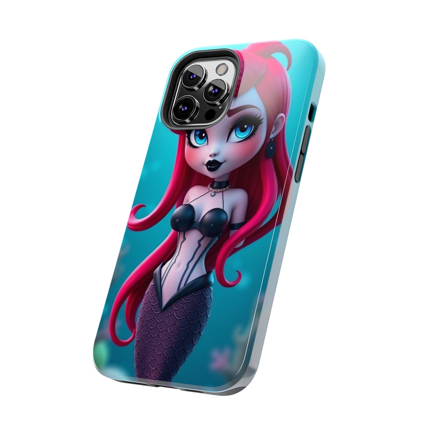 Goth Alt Mermaid Impact-Resistant Phone Case