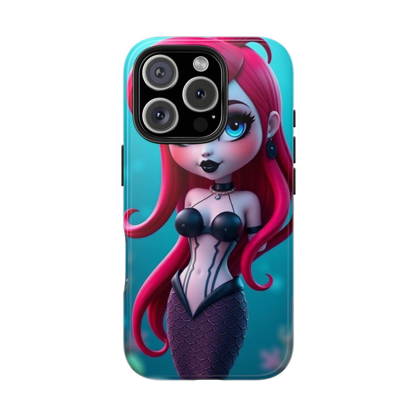 Goth Alt Mermaid Impact-Resistant Phone Case