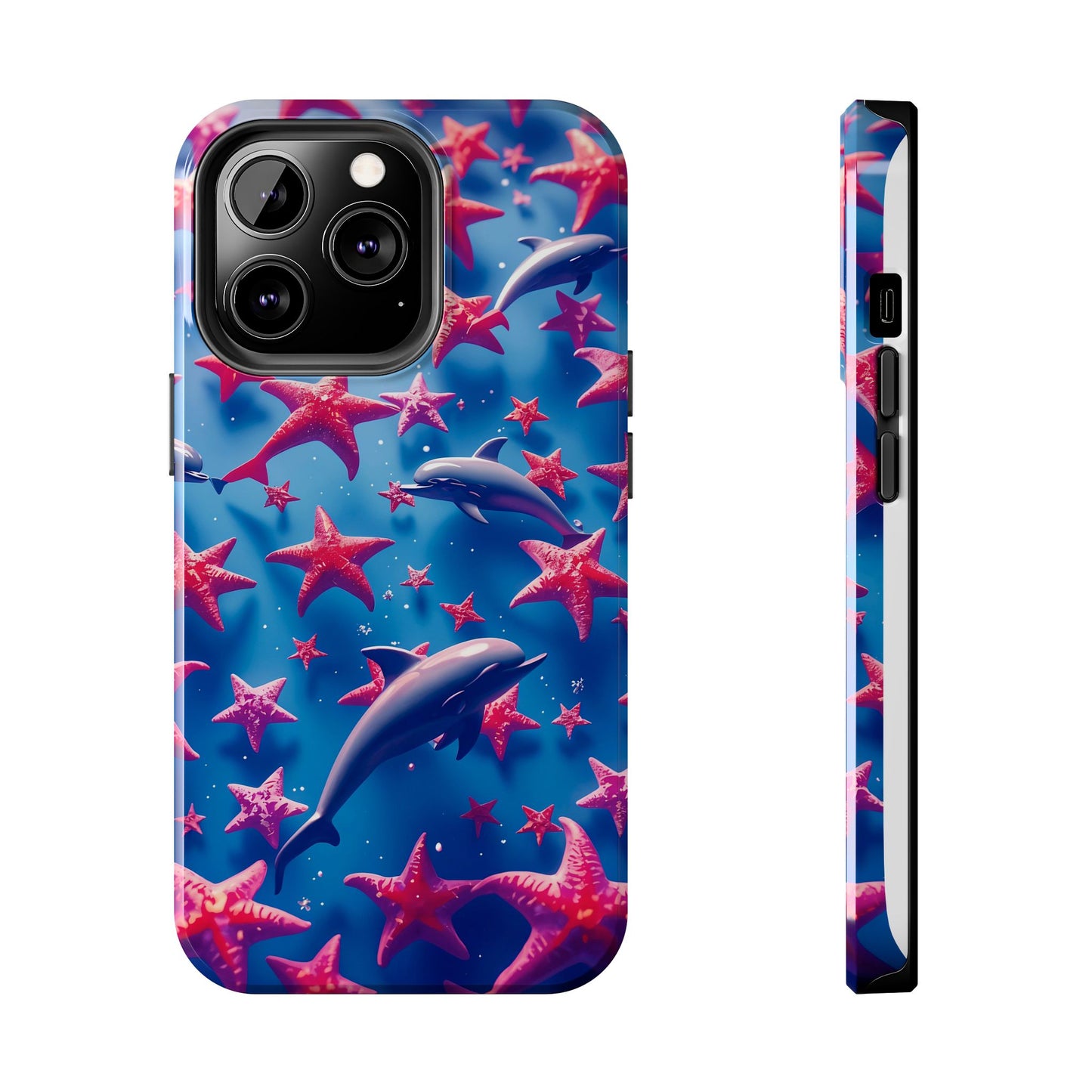 Dolphins Impact-Resistant Phone Case