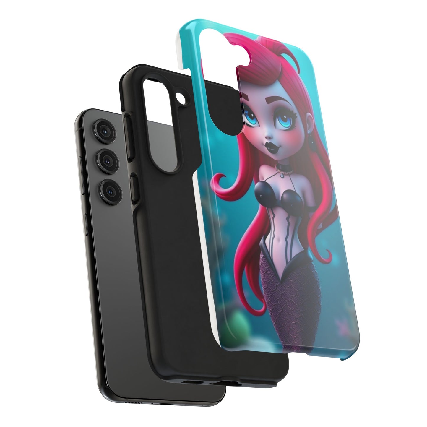 Goth Alt Mermaid Impact-Resistant Phone Case