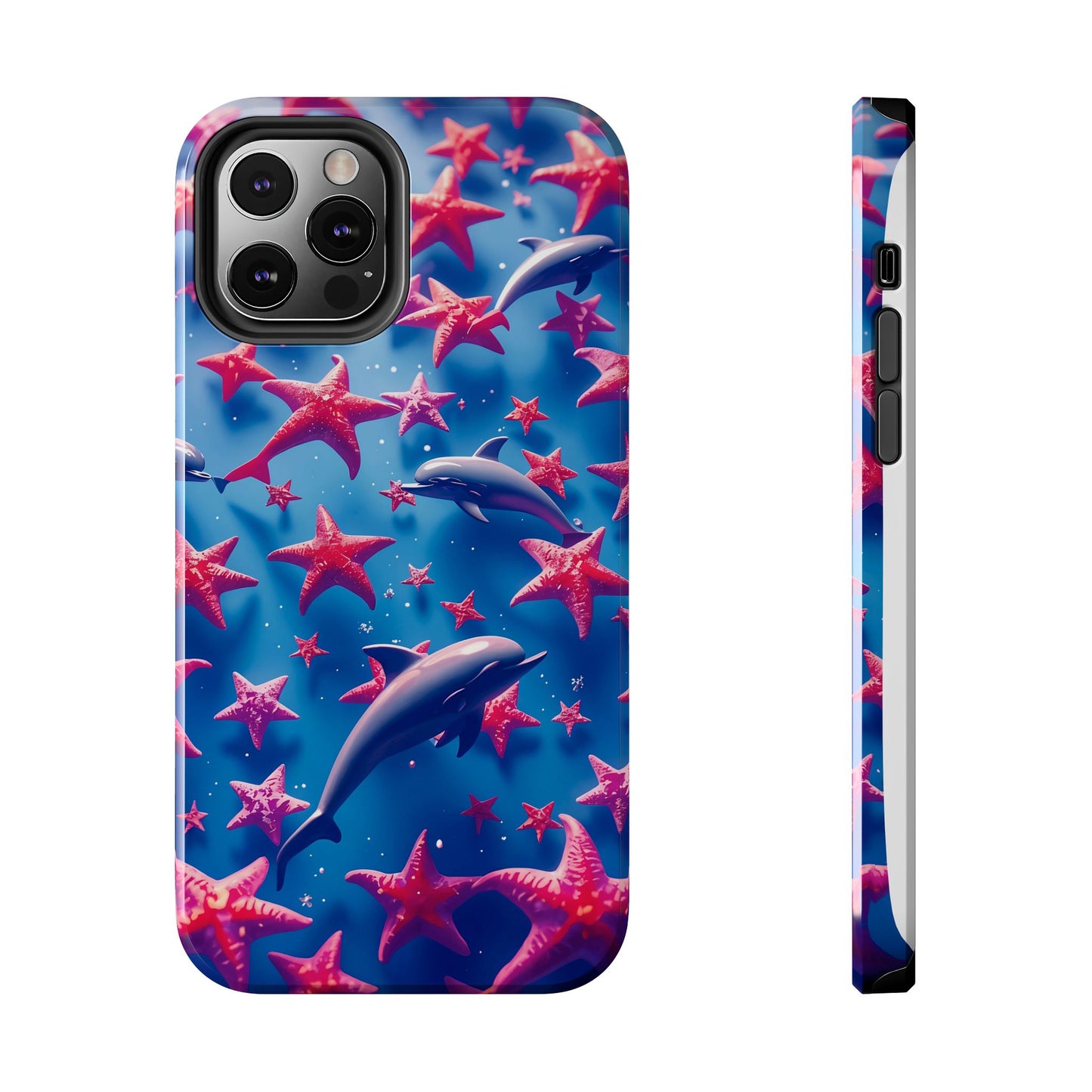 Dolphins Impact-Resistant Phone Case