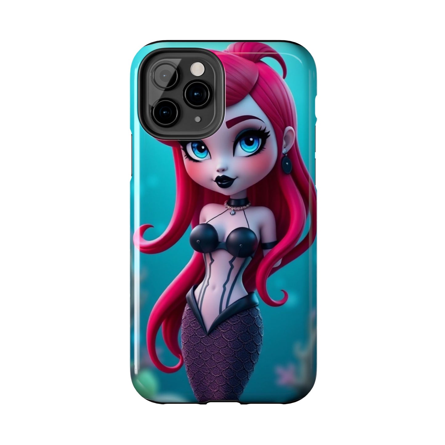 Goth Alt Mermaid Impact-Resistant Phone Case