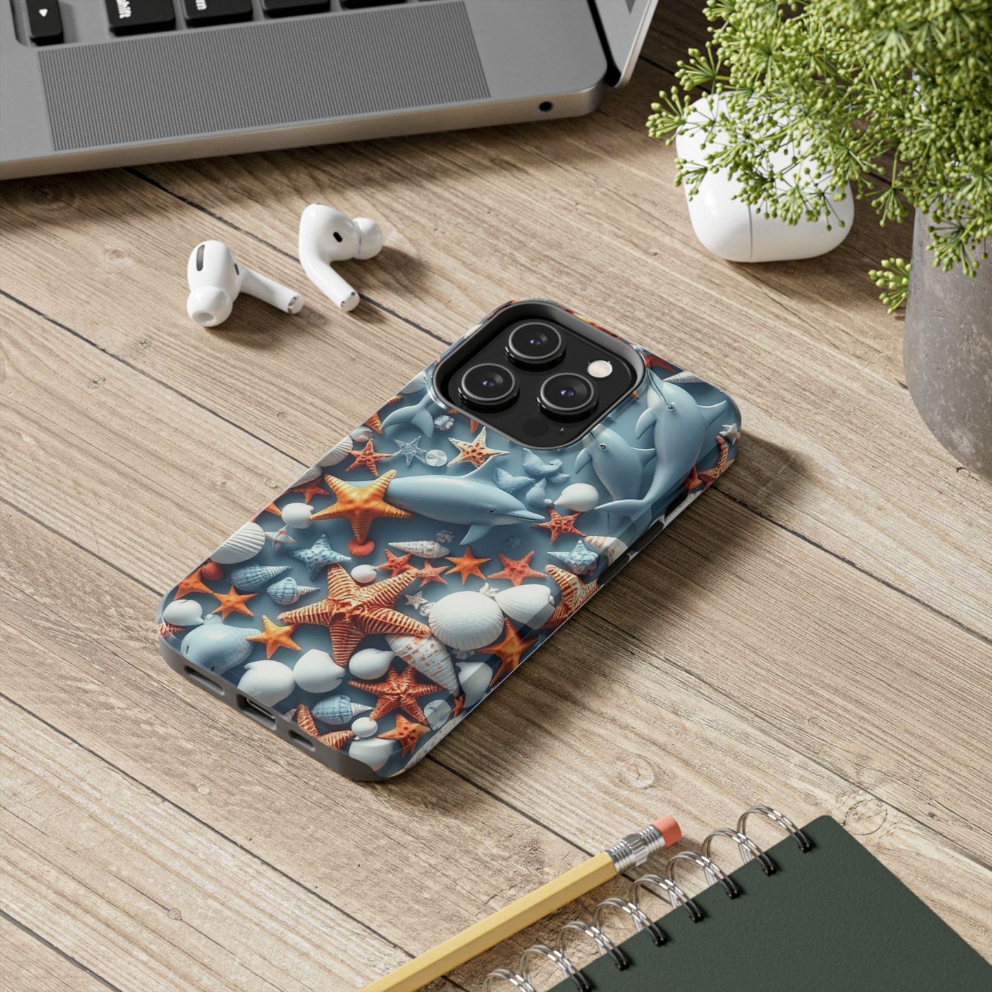 Dolphins Impact-Resistant Phone Case