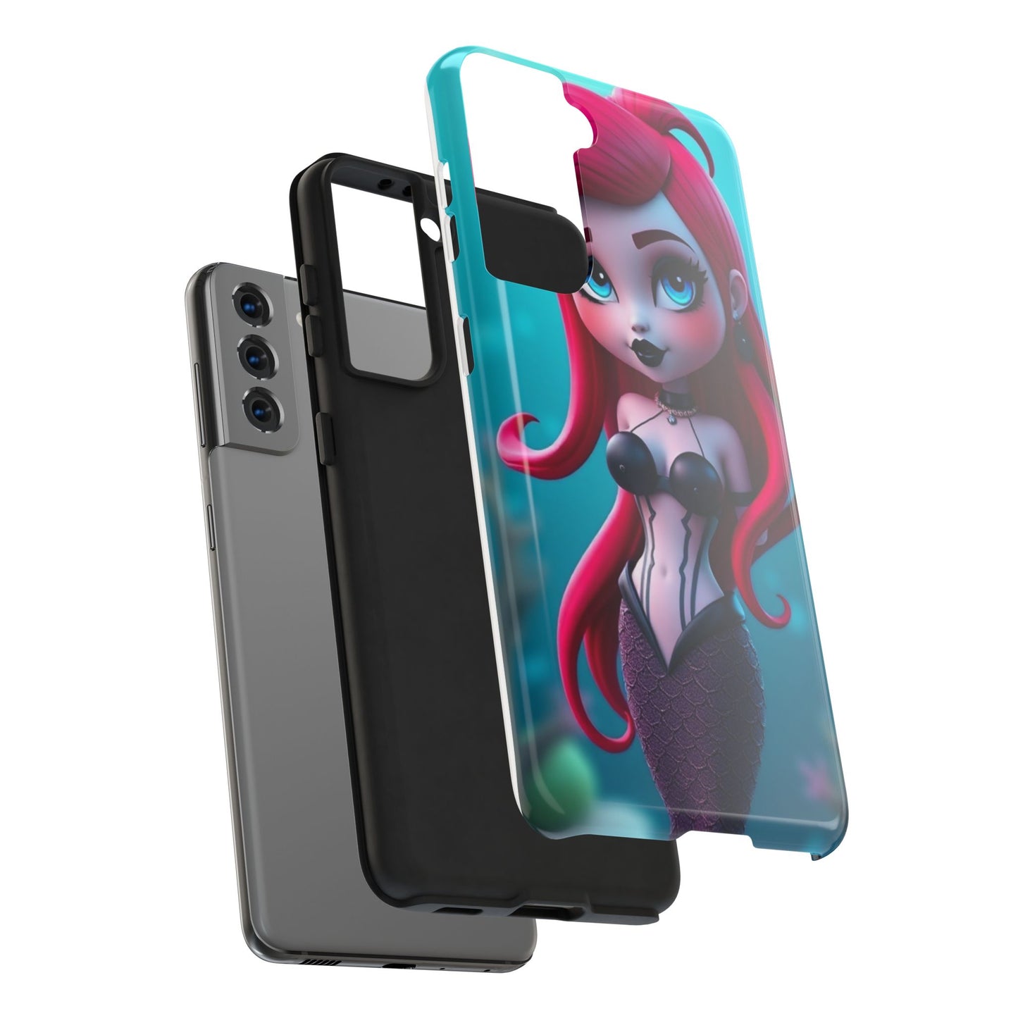 Goth Alt Mermaid Impact-Resistant Phone Case