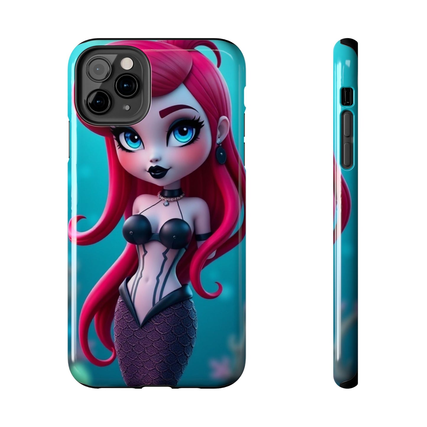 Goth Alt Mermaid Impact-Resistant Phone Case