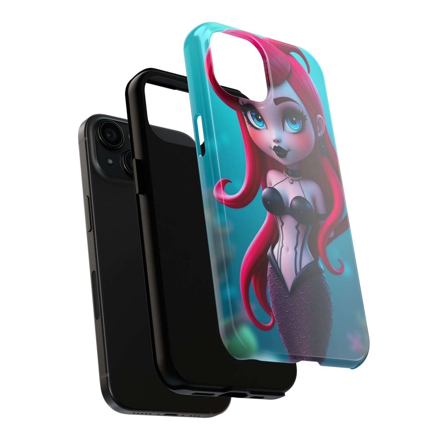 Goth Alt Mermaid Impact-Resistant Phone Case