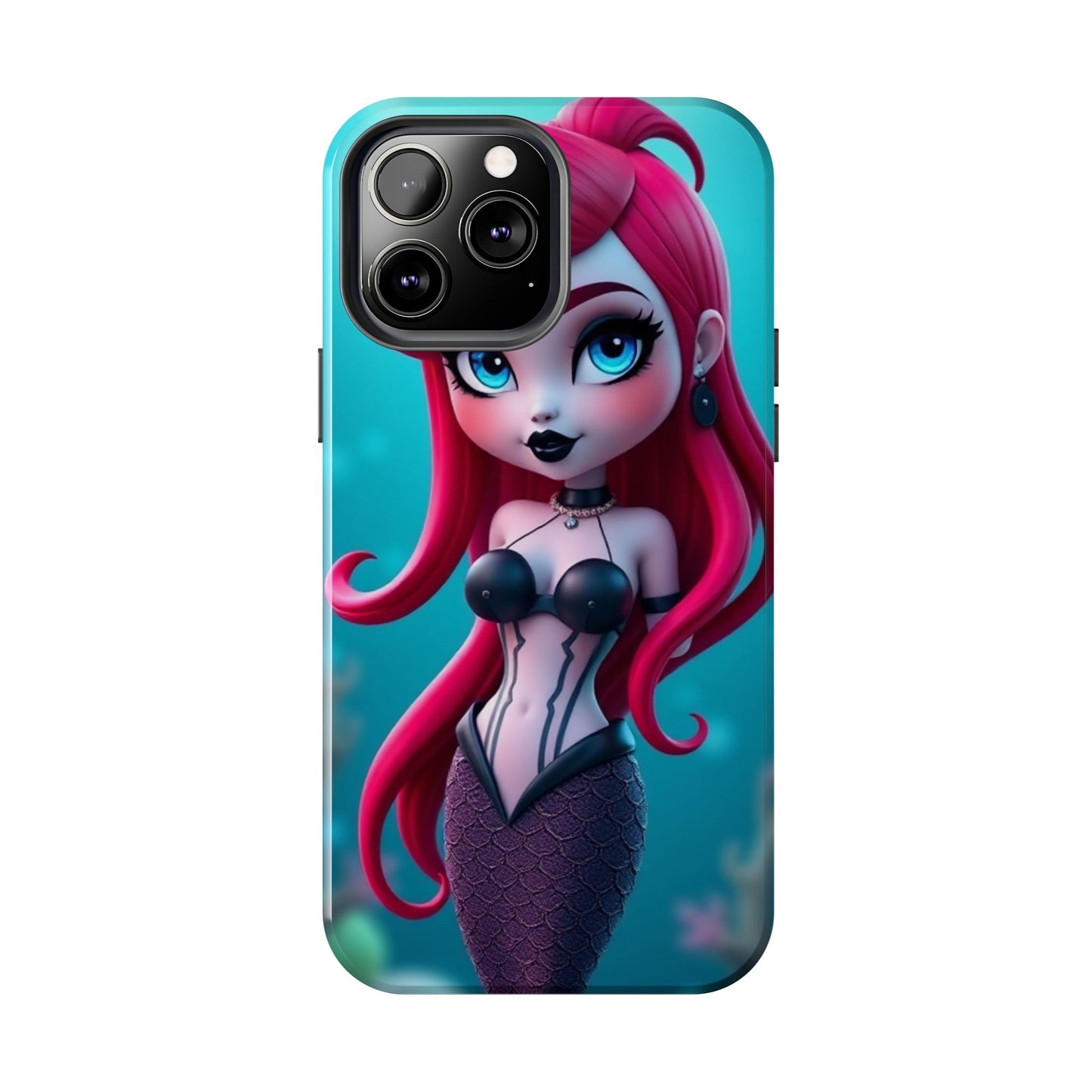 Goth Alt Mermaid Impact-Resistant Phone Case