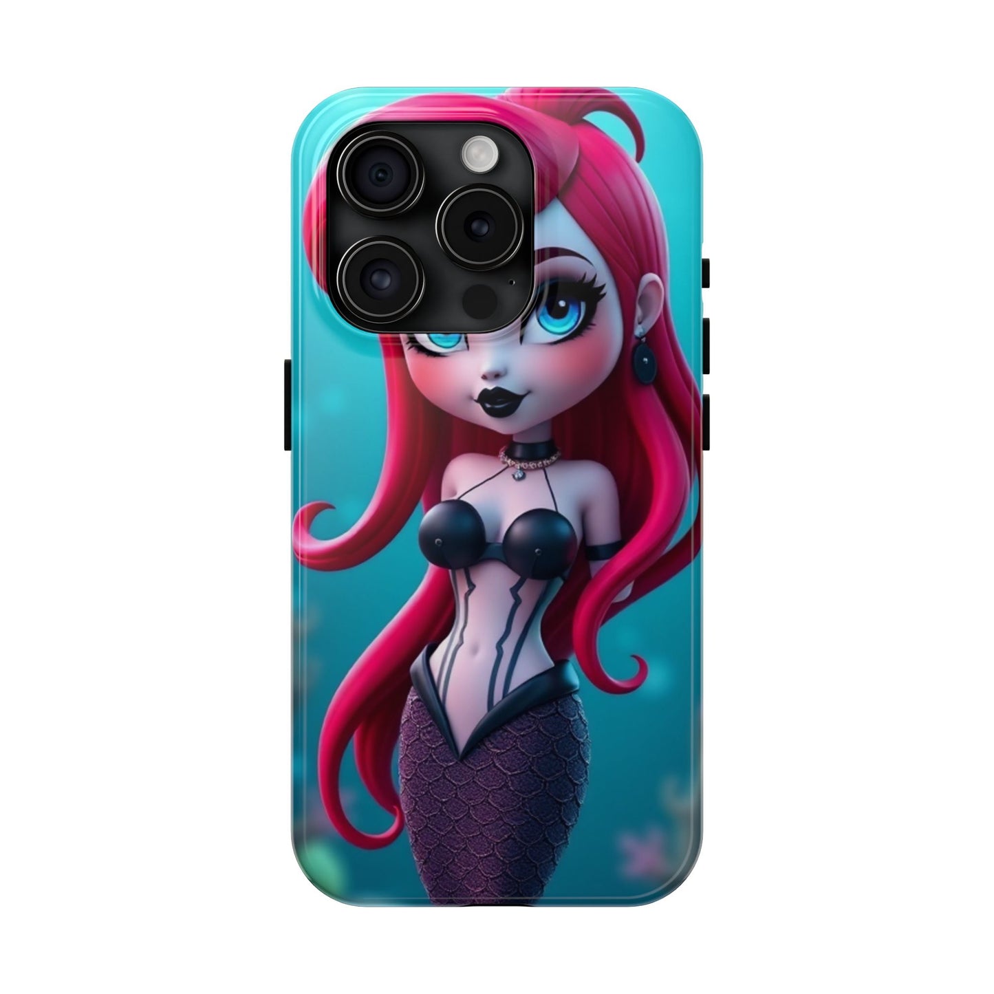 Goth Alt Mermaid Impact-Resistant Phone Case