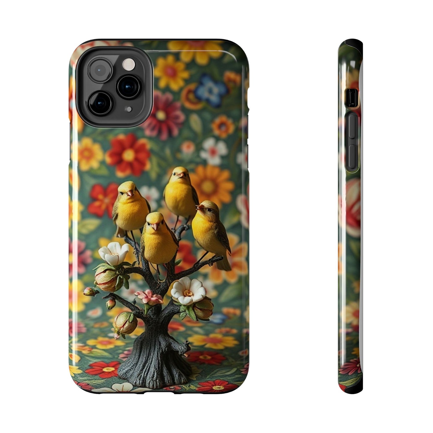 Birds Impact-Resistant Phone Case