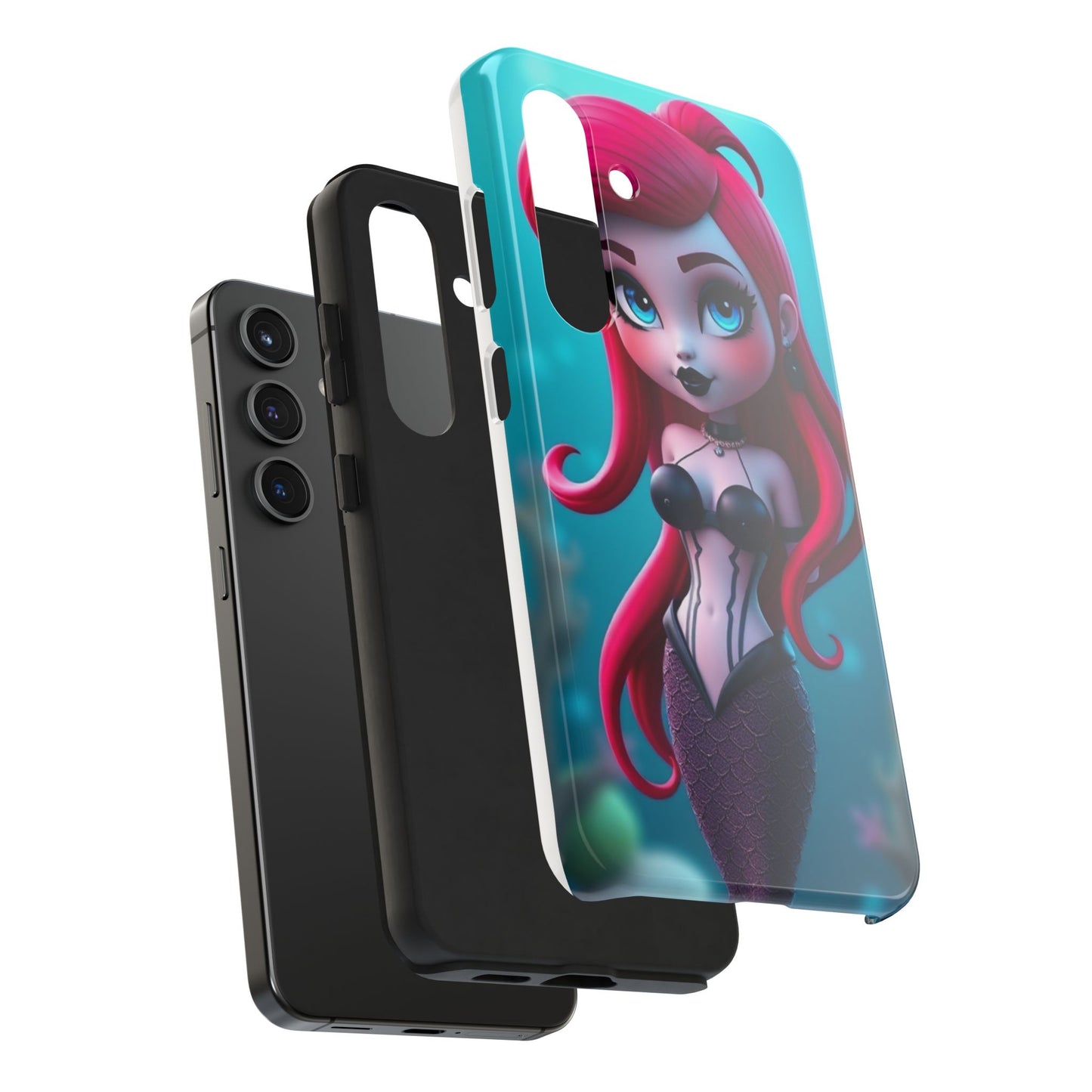 Goth Alt Mermaid Impact-Resistant Phone Case