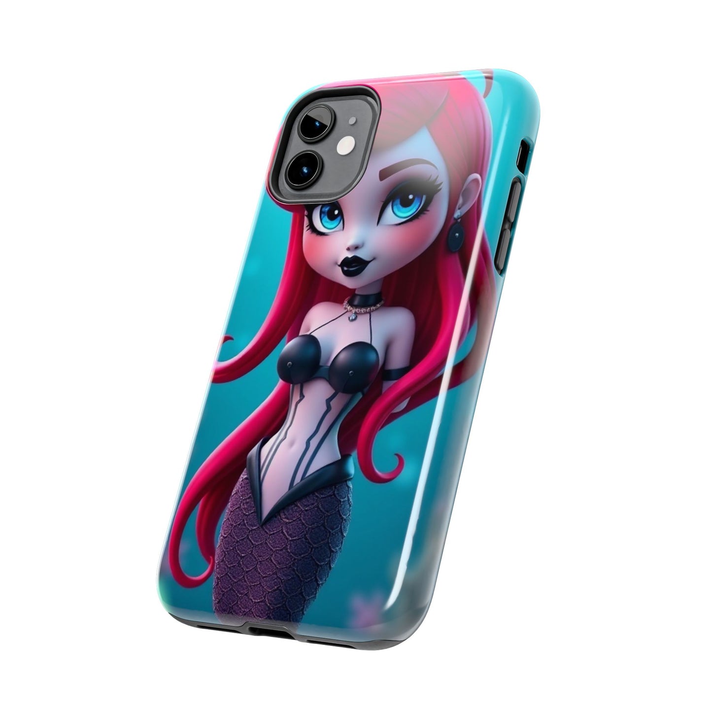 Goth Alt Mermaid Impact-Resistant Phone Case