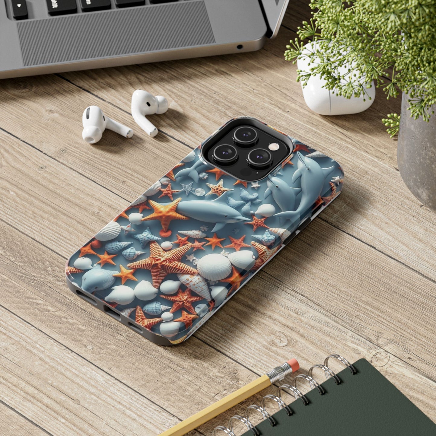 Dolphins Impact-Resistant Phone Case