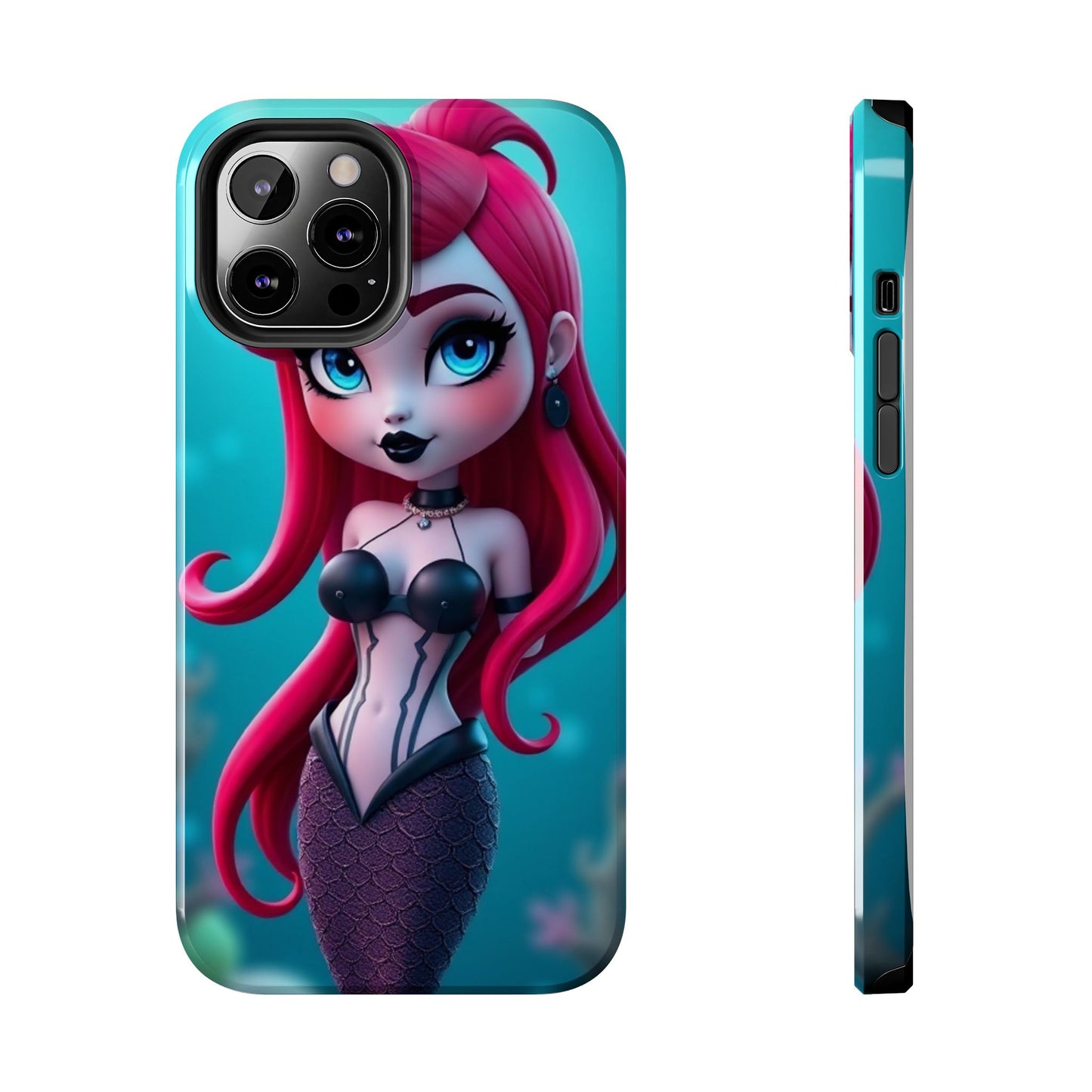 Goth Alt Mermaid Impact-Resistant Phone Case