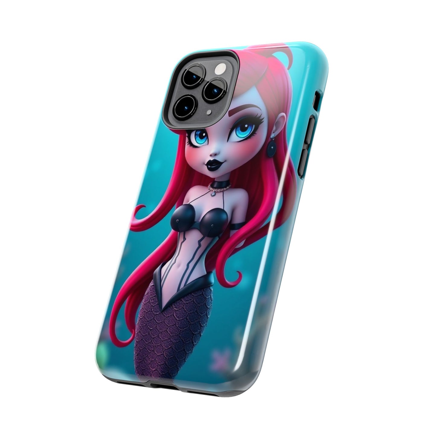 Goth Alt Mermaid Impact-Resistant Phone Case