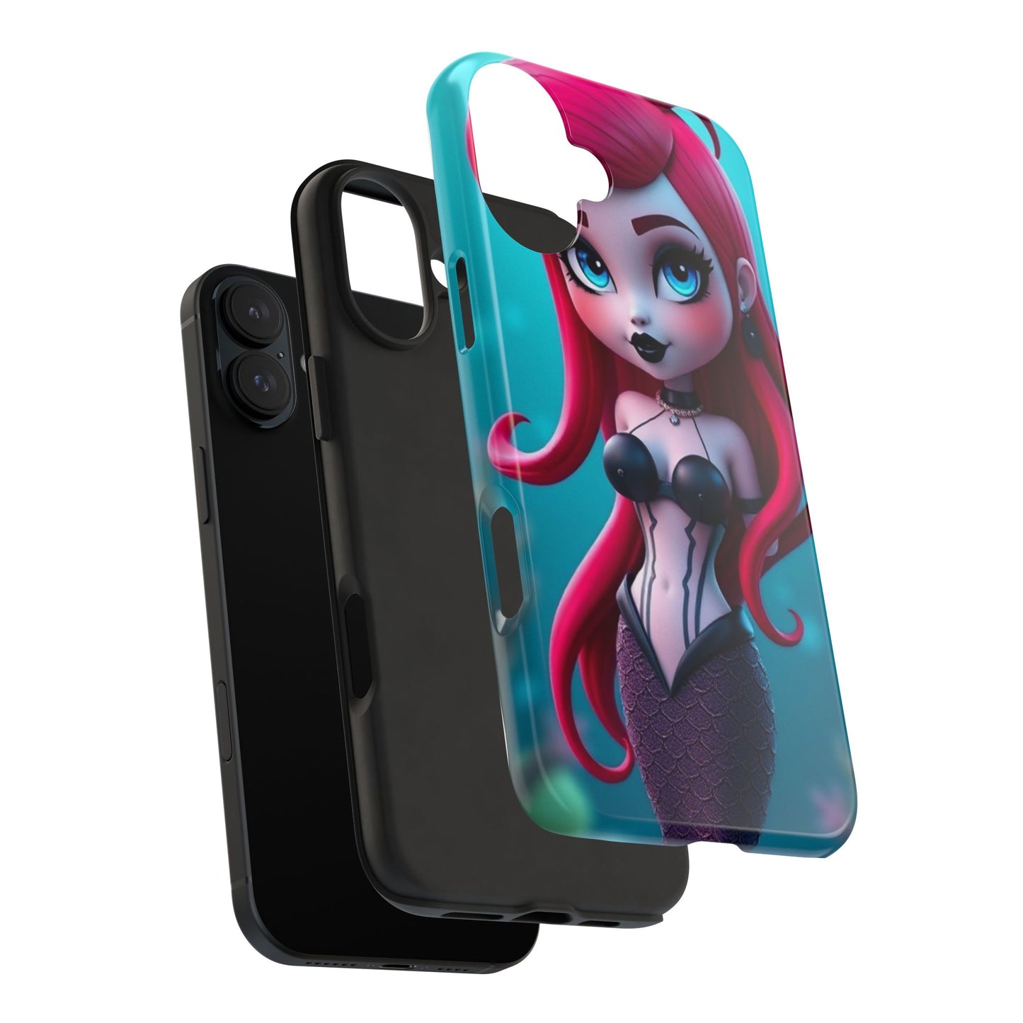 Goth Alt Mermaid Impact-Resistant Phone Case