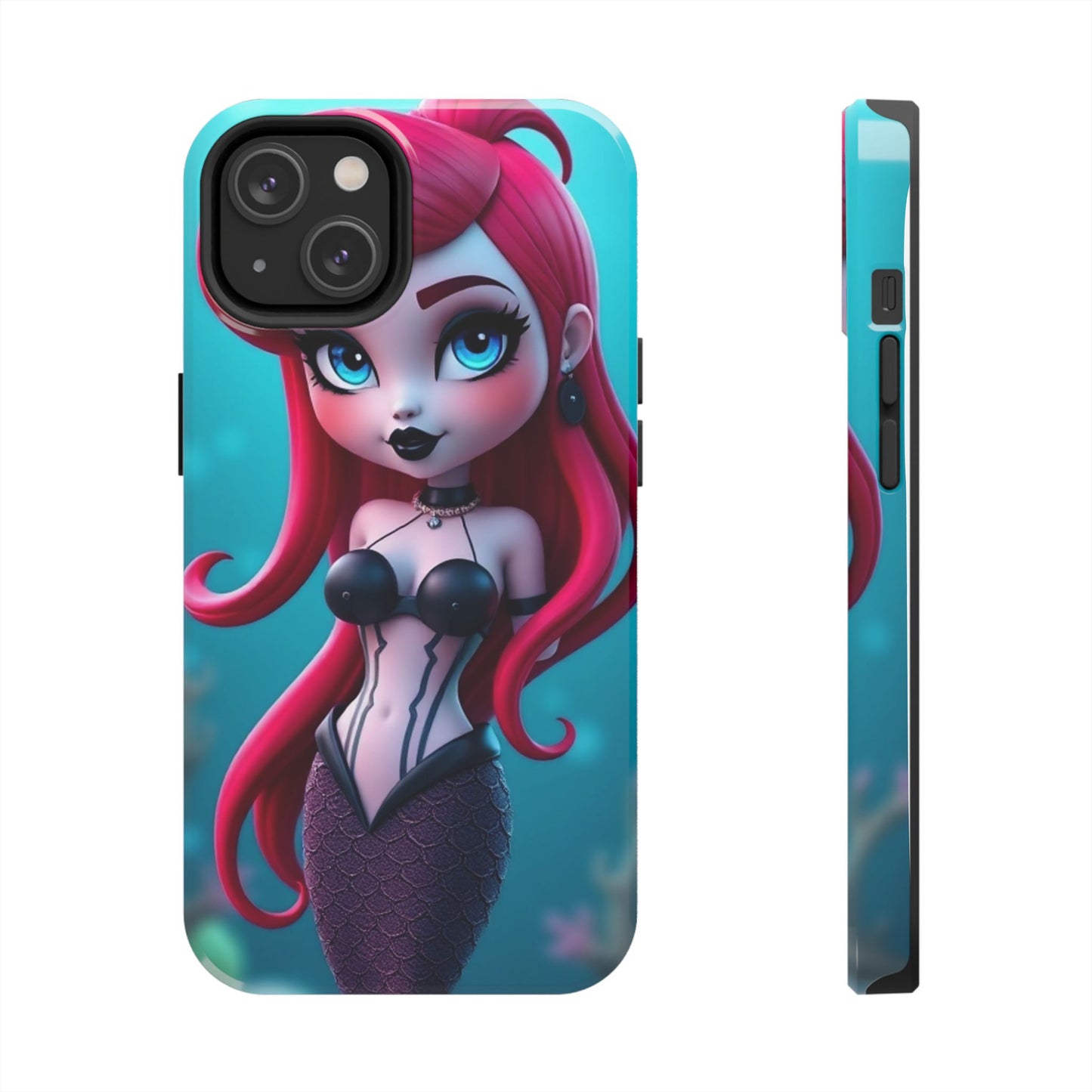 Goth Alt Mermaid Impact-Resistant Phone Case