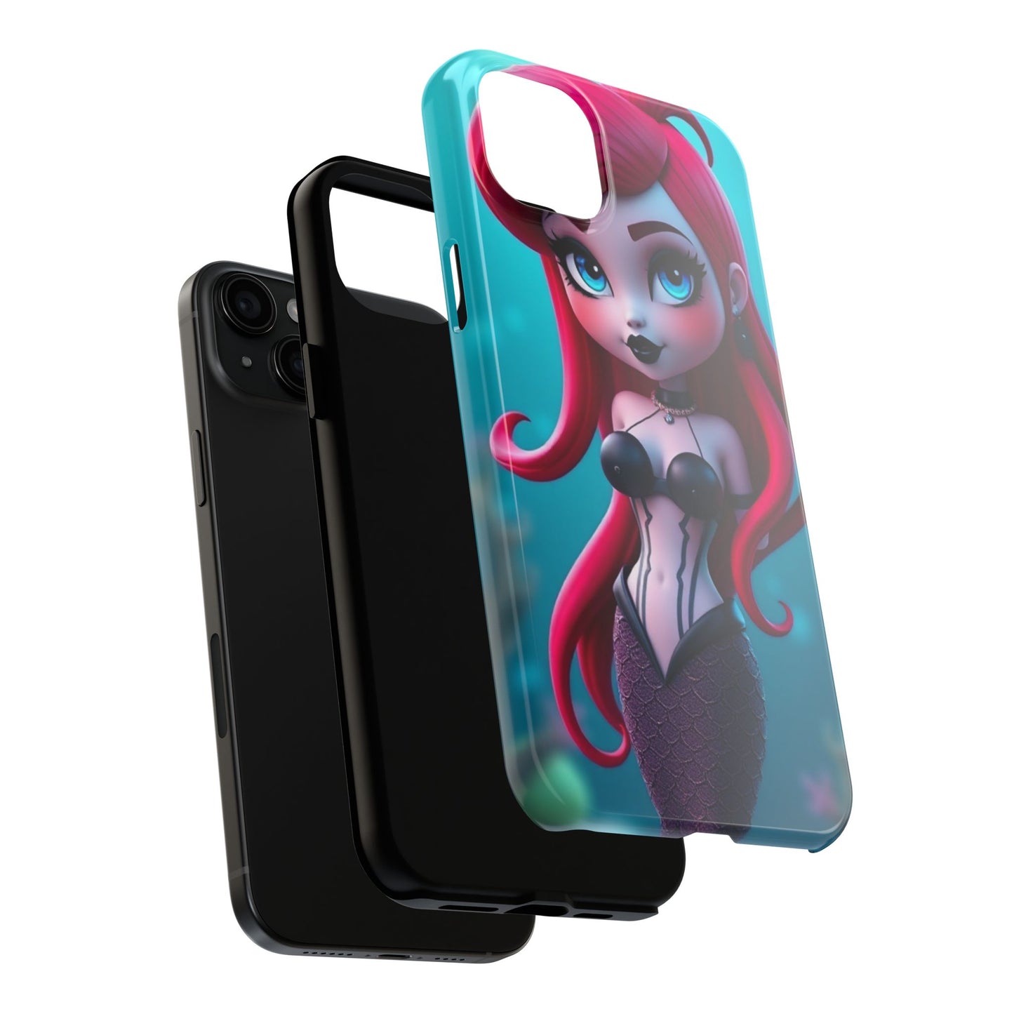 Goth Alt Mermaid Impact-Resistant Phone Case