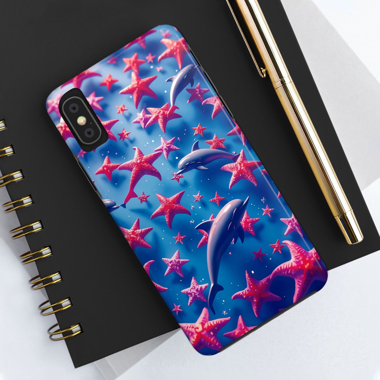 Dolphins Impact-Resistant Phone Case