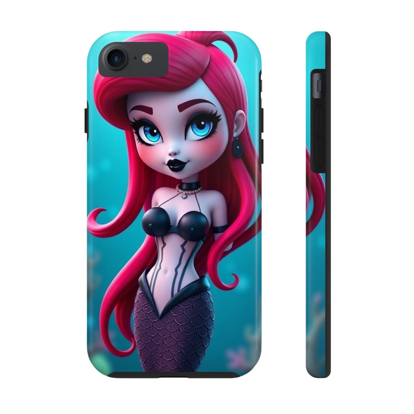 Goth Alt Mermaid Impact-Resistant Phone Case